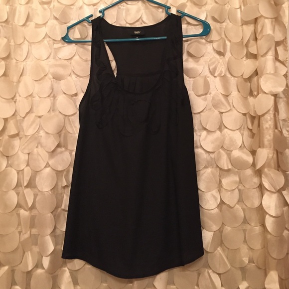 Black silk blouse