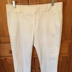 Banana Republic white pants