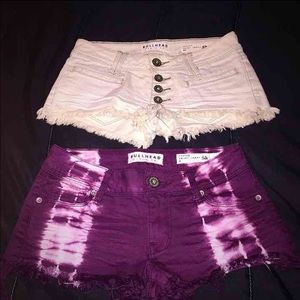 2 NEW pairs of Pacsun jean shorts!!