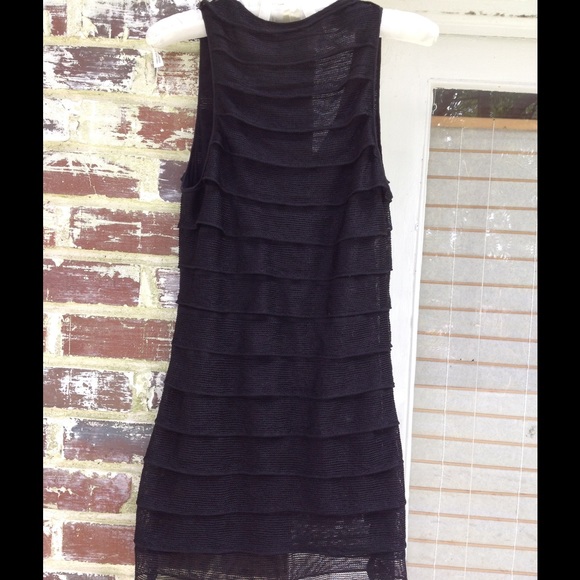 Max Studio NWT layered net/mesh tunic? Dress? Long too? All of the above! - Picture 2 of 3