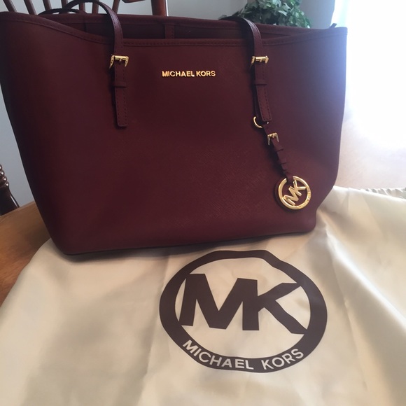 Burgundy authentic Michael Kors