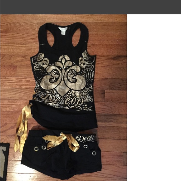 New! Dereon 2pc Shorts Set sz Small