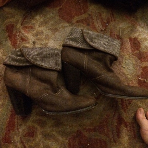 Brown booties