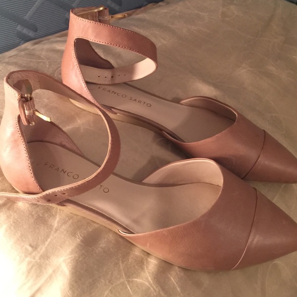 Cute flats with ankle strap