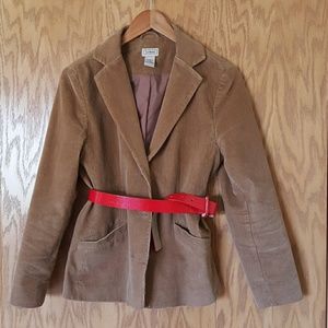 LL Bean corduroy blazer size 0, small