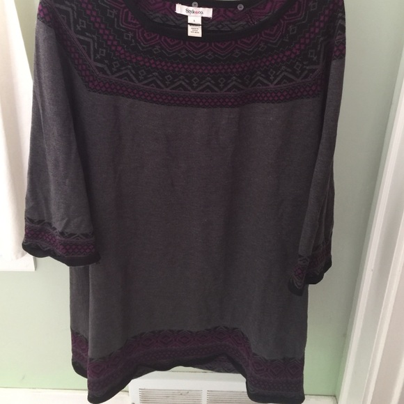 Long grey sweater
