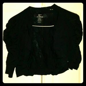 Black cropped sweater