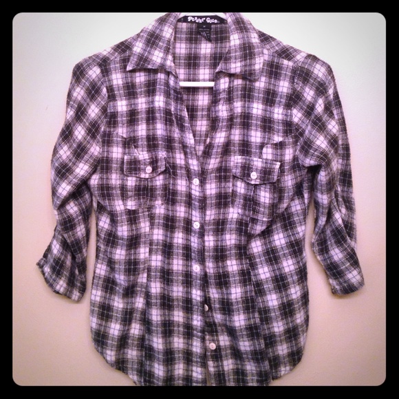 Green flannel planet gold shirt