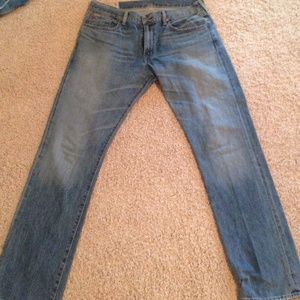 Mens polo jeans