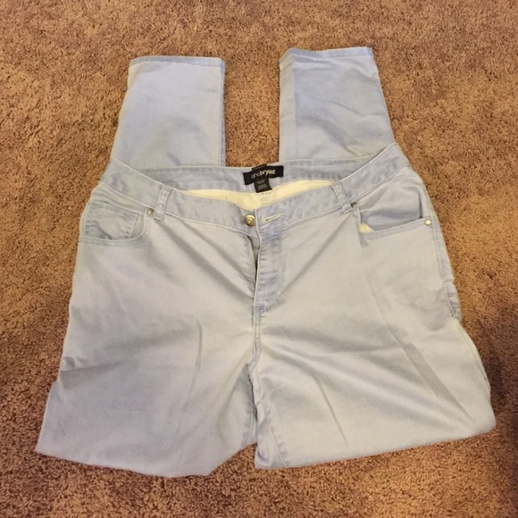 Lane Bryant Baby Blue Skinny Jeans