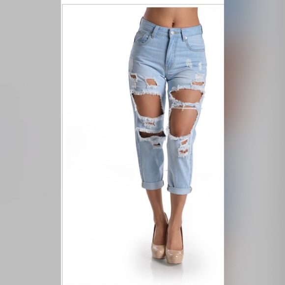 Denim - High waisted boyfriend