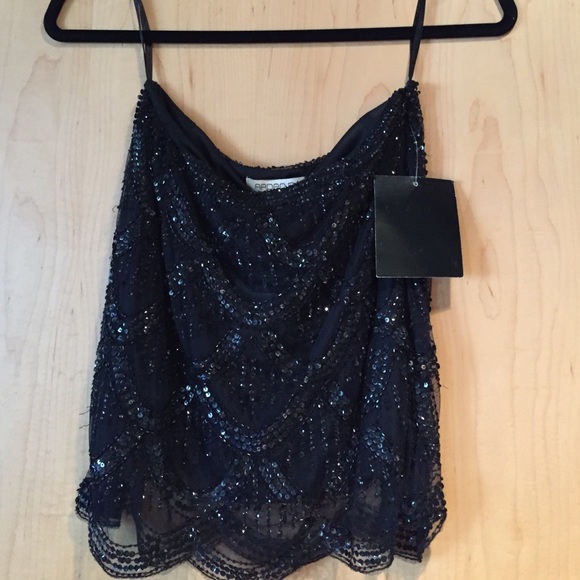 NOT FOR SALE Arden B beaded mini skirt
