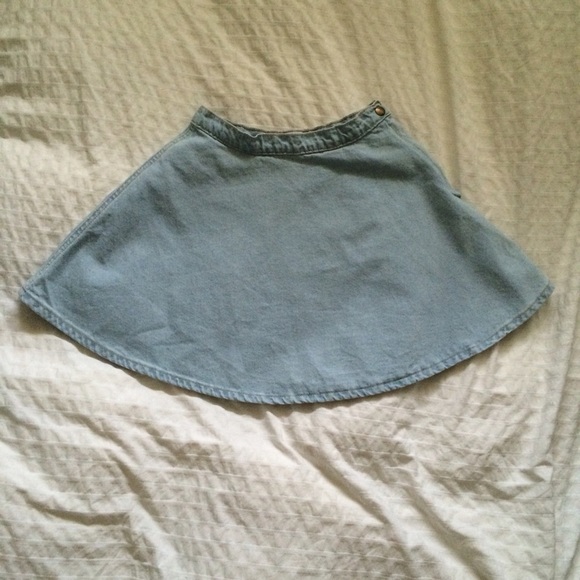 American Apparel Denim Circle Skirt