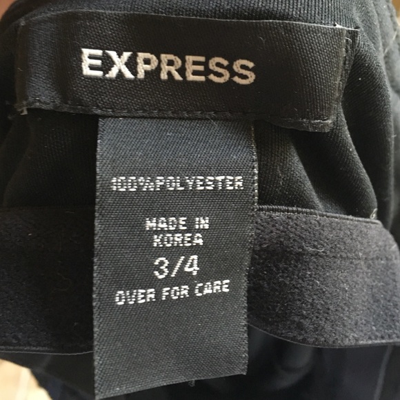 Express Strapless Black Dress - Picture 4 of 4