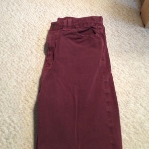 Maroon American Apparel Jeggings size 28 (or 9)