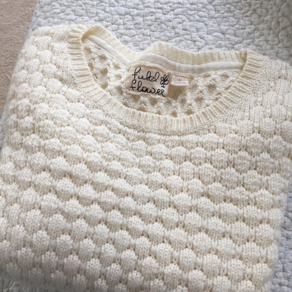 Field and Flower cream sweater