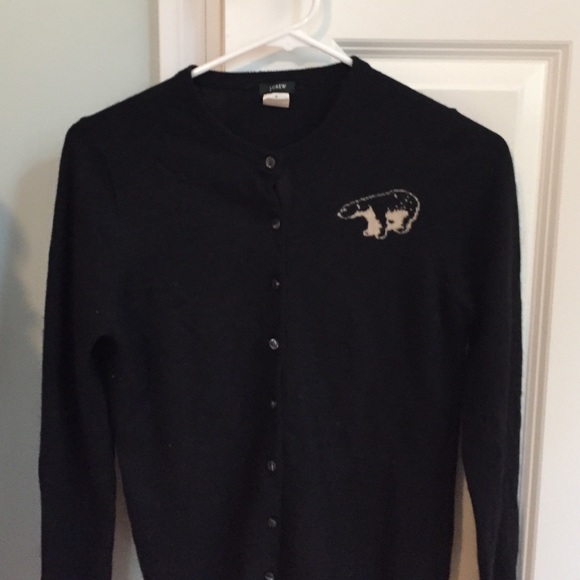J crew critter cardigan