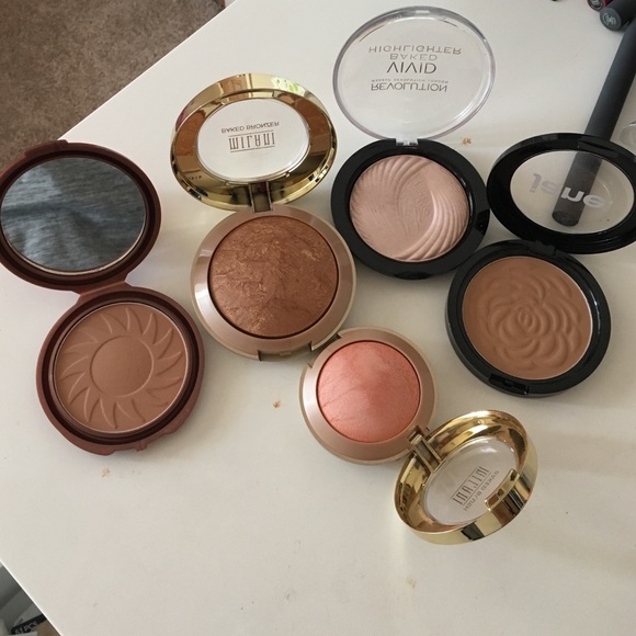 Drug store bundle, bronzers, blush, highlighter