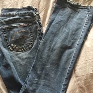 Silver jeans distressed
