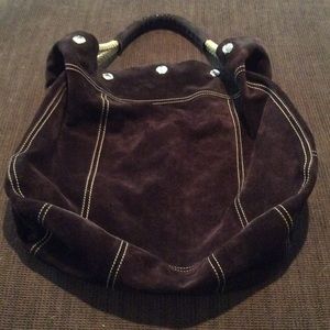 Prada suede handbag