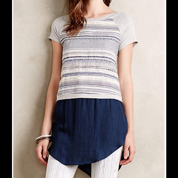 Skirted baseball tee by Dolan Left Coast
