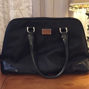Adrienne Vittadini Black Laptop Tote