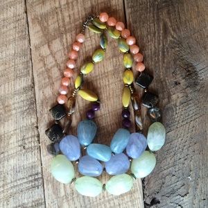 Anthropologie rock necklace