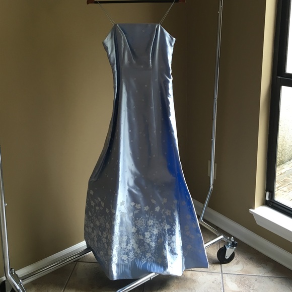 Light Blue Formal Dress - Picture 3 of 4