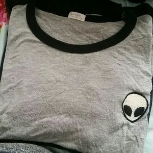 Brandy alien patch short sleeves