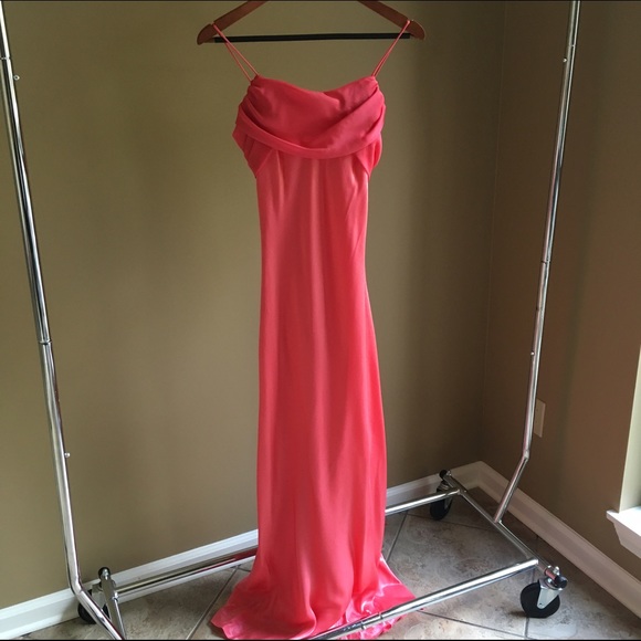 Betsy & Adam Pink formal gown - Picture 1 of 3