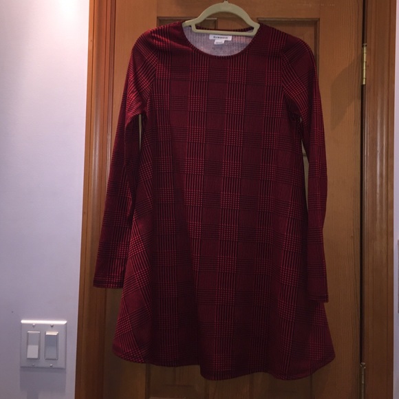 Glamorous plaid mini dress