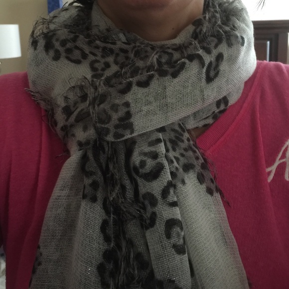 A beautiful leopard scarf