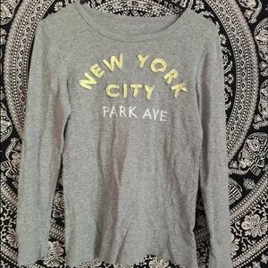 || nyc long sleeve shirt ||