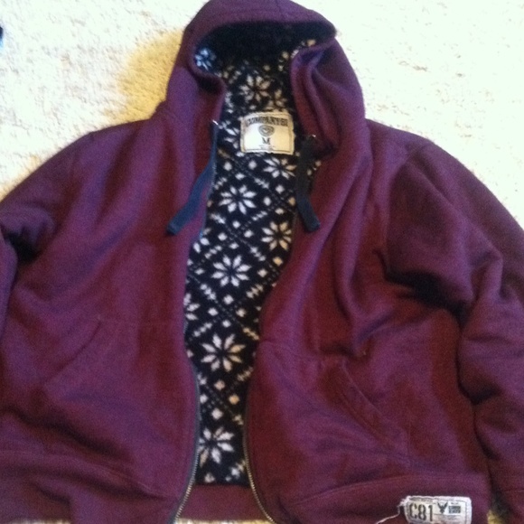 fuzzy mens zip up