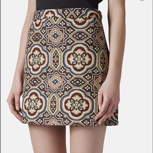 Topshop Dresses & Skirts - Top shop tile print boho skirt
