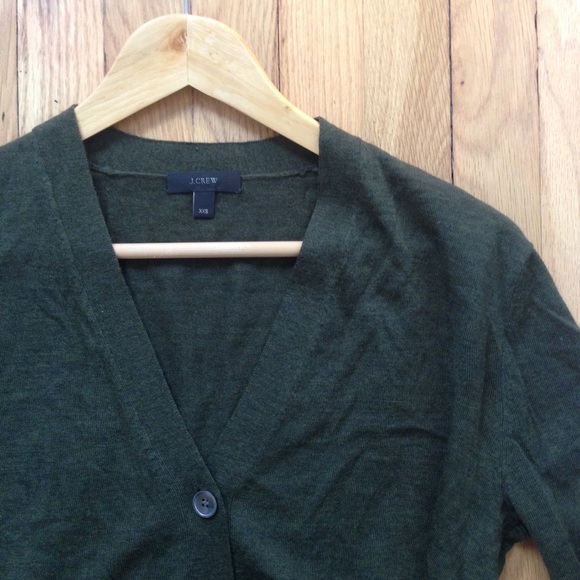 SOLD J. Crew v-neck cardigan. - Picture 2 of 4