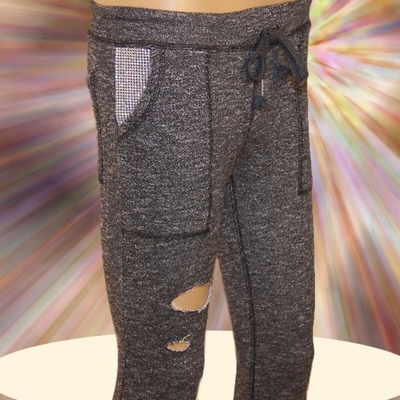 Sweatpants with Rhinestones - Picture 2 of 2