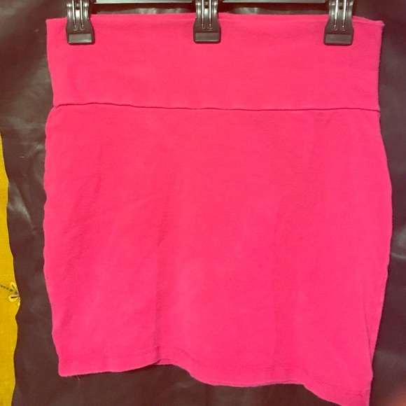 Charlotte Russe Hot Pink BodyCon Skirt