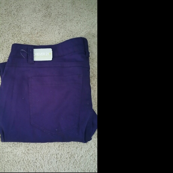 Forever 21 Jeans *Purple Skinny jeans*