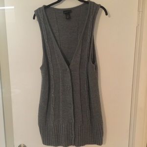 Lane Bryant sweater vest tunic length size 18/20
