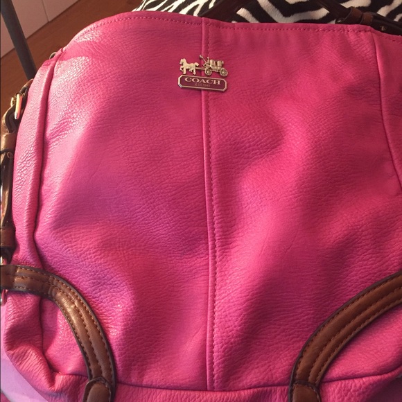 Coach bag hot pink