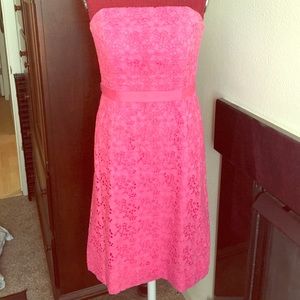 Lilly Pulitzer pink eyelet dress