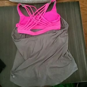 Lululemon tank with built in bra