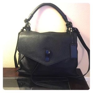 JOY GRYSON Black Leather Bag