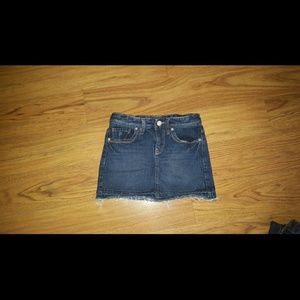 Girls old navy denim Jean skirt size 8