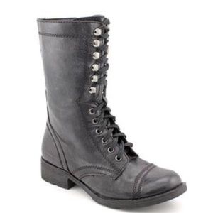G by Guess Frollic Combat Boots 7M NEW in Box