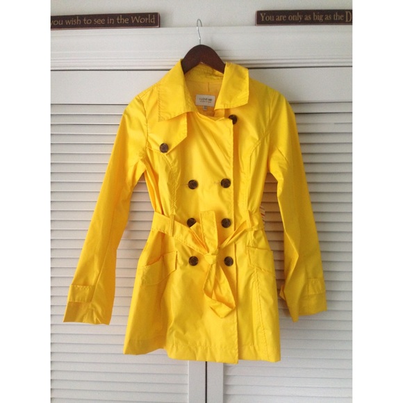 Yellow raincoat forever 21 Clearance