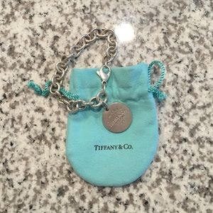 Authentic classic Tiffany tag bracelet