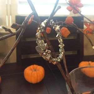 Alex and Ani beaded silver wrap bracelet!
