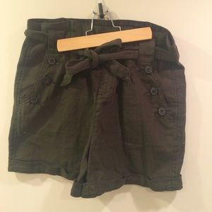 Anthropologie Paper Bag Shorts